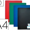 Protège-documents elba memphis pp couverture semi-rigide 10 pochettes 20 vues a4 210x297mm coloris assortis standard