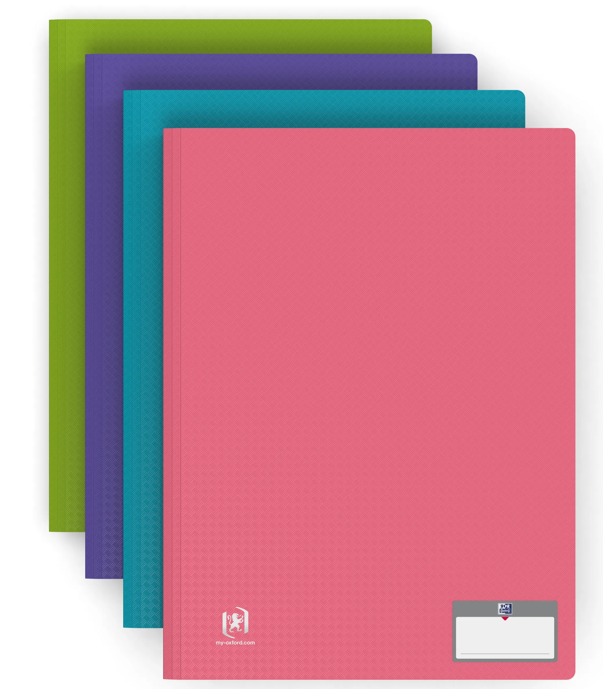 Protège-documents elba memphis pp couverture semi-rigide 20 pochettes 40 vues a4 210x297mm coloris assortis style