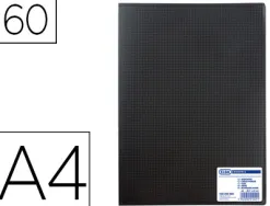 Protège-documents elba memphis polypropylène couverture semi-rigide 60 pochettes 120 vues a4 210x297mm coloris noir