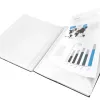 Protège-documents liderpapel polypropylène couverture rigide spirale 50 pochettes fixes a4 210x297mm coloris noir