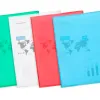 Protège-documents liderpapel polypropylène couverture flexible 10 pochettes fixes a4 210x297mm bleu translucide