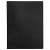 Protège-documents liderpapel polypropylène couverture flexible 20 pochettes fixes a4 210x297mm noir opaque