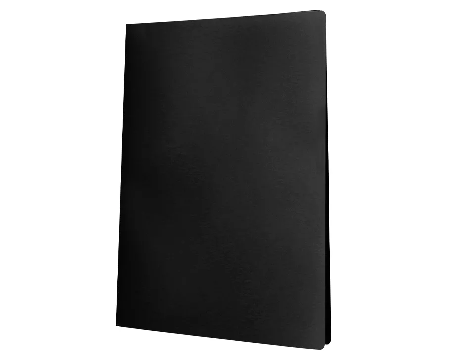 Protège-documents liderpapel polypropylène couverture flexible 10 pochettes fixes a4 210x297mm noir opaque