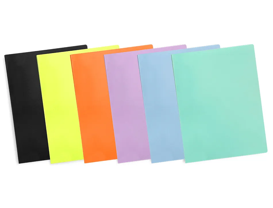 Protège-documents liderpapel polypropylène couverture flexible 30 pochettes fixes a4 210x297mm noir opaque