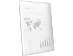 Protège-documents liderpapel polypropylène couverture flexible 10 pochettes fixes a4 210x297mm transparent