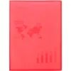 Protège-documents liderpapel polypropylène couverture flexible 10 pochettes fixes a4 210x297mm rouge translucide