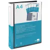 Protège-documents liderpapel personnalisable kangourou polypropylène 40 pochettes fixes a4 210x297mm coloris noir