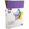 Présentoir de 50 plaques mousse liderpapel 60g/m2 épaisseur 1,5mm 500x700mm 10 coloris assortis