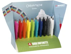 Présentoir de 20 porte-mines caran d'ache 888 infinite 0,7mm coloris assortis 2 par couleur