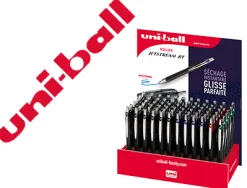 Présentoir de 72 rollers uniball jetstream rt 1mm assortis