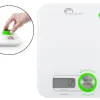 Pèse-lettres codamex green power 5kg sans piles ni solaire plateau verre trempé 246x191x14mm écran lcd