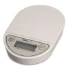 Pèse-lettres mauloval électronique à pile 2kg pile cr2032 fournie diamètre plateau 120mm dimensions 180x120x30mm blanc