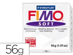 Pâte à modeler fimo soft coloris blanc pain 57g