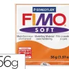 Pâte à modeler fimo soft coloris mandarine pain 57g