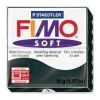 Pâte à modeler fimo soft coloris noir pain 57g