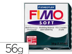 Pâte à modeler fimo soft coloris noir pain 57g