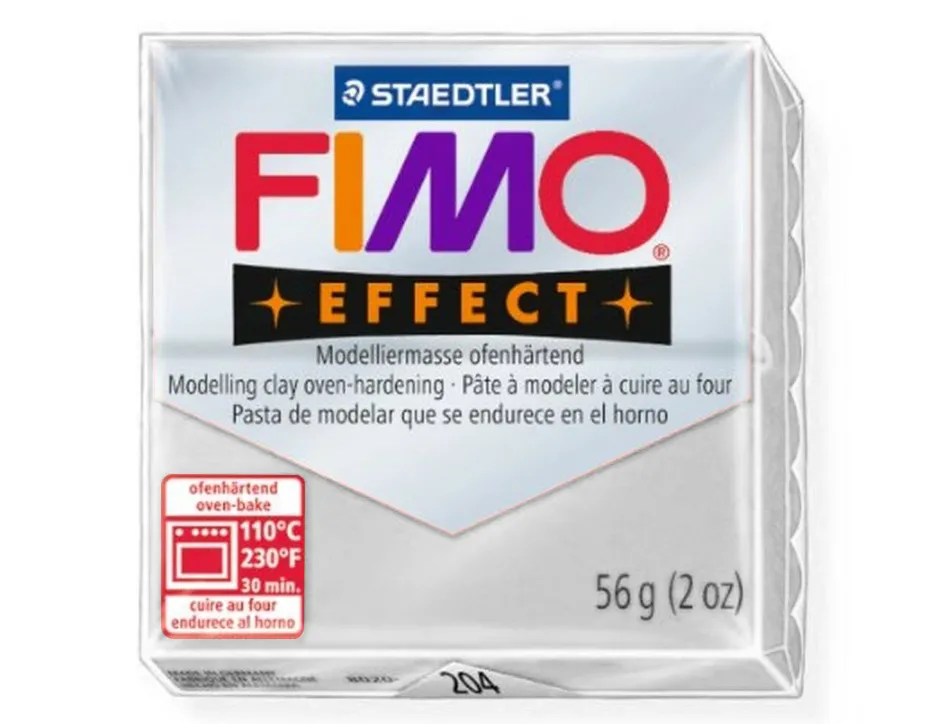 Pâte à modeler fimo soft coloris gris pain 57g