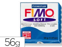 Pâte à modeler fimo soft coloris bleu pacifique pain 57g