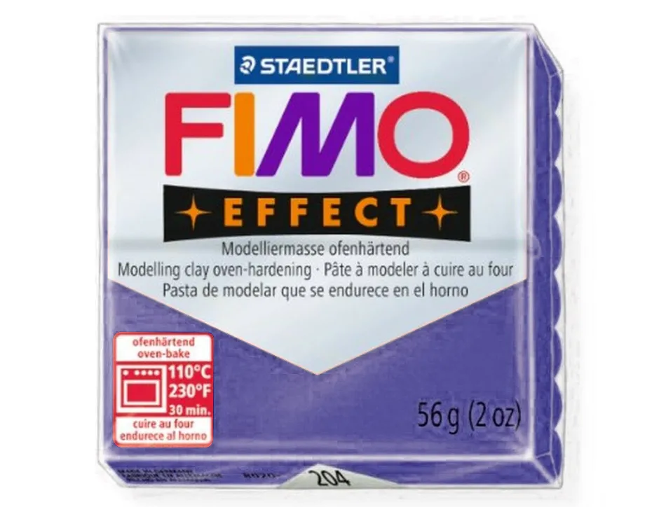 Pâte à modeler fimo soft coloris prune pain 57g