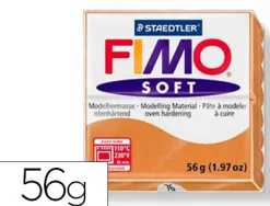 Pâte à modeler fimo soft coloris cognac pain 57g