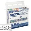 Pâte à modeler giotto patplume végétale coloris assortis boîte 12x350g
