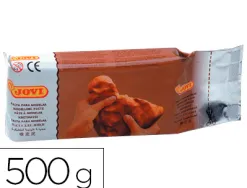 Pâte à modeler jovi autodurcissante coloris terracotta pain 500g