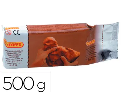 Pâte à modeler jovi autodurcissante coloris terracotta pain 500g