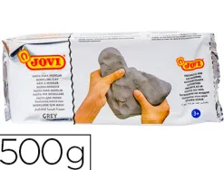 Pâte à modeler jovi autodurcissante coloris gris pain 500g