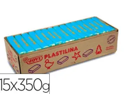 Pâte à modeler jovi plastilina végétale coloris bleu clair 350g