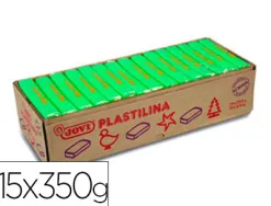 Pâte à modeler jovi plastilina végétale coloris vert clair 350g