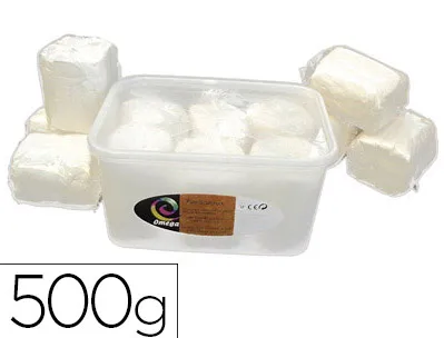 Pâte à modeler modly multi-activités autodurcissante coloris blanc pack 12 pains 250g