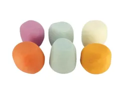 Pâte à modeler pébéo set decouverte xxl coloris vifs 6 pots 350g