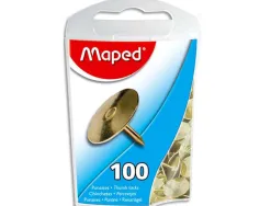 Punaise maped cuivrée diamètre 10mm boîte distributrice 100 unités