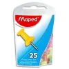 Punaises mémo maped 10 mm coloris assortis boîte 25