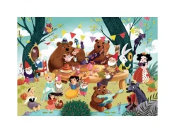 Puzzle en bois sans cadre wilson jeux il etait une fois theme contes et legendes 50 pieces