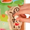 Puzzle enfant imaginovo animaux bois +18 mois 9 pieces 30x22,5x1,5 cm