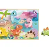 Puzzle enfant imaginovo dinosaures 3d bois +12 mois 8 pieces 29,5x22x1,7 cm
