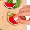 Puzzle enfant imaginovo fruits bois +18 mois 10 pieces 30x22,5x1,5 cm
