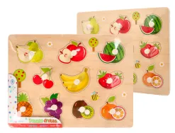 Puzzle enfant imaginovo fruits bois +18 mois 10 pieces 30x22,5x1,5 cm