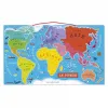 Puzzle interdacta carte du monde magnetique 92 pcs 77x46cm