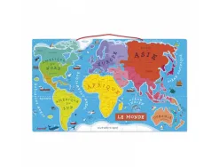 Puzzle interdacta carte du monde magnetique 92 pcs 77x46cm