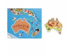 Puzzle interdacta carte du monde magnetique 92 pcs 77x46cm