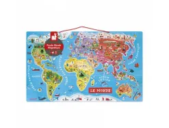 Puzzle interdacta carte du monde magnetique 92 pcs 77x46cm