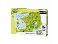 Puzzles carte de france nathan carte de france illustree 100 pieces