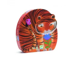 Puzzles carton 24 pieces djeco la balade du tigre format paysage 24 pieces
