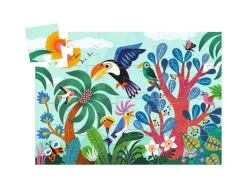 Puzzles carton 24 pieces djeco coco le toucan 24 pieces