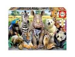 Puzzles carton 300 pieces educa la photo de classe 300 pieces