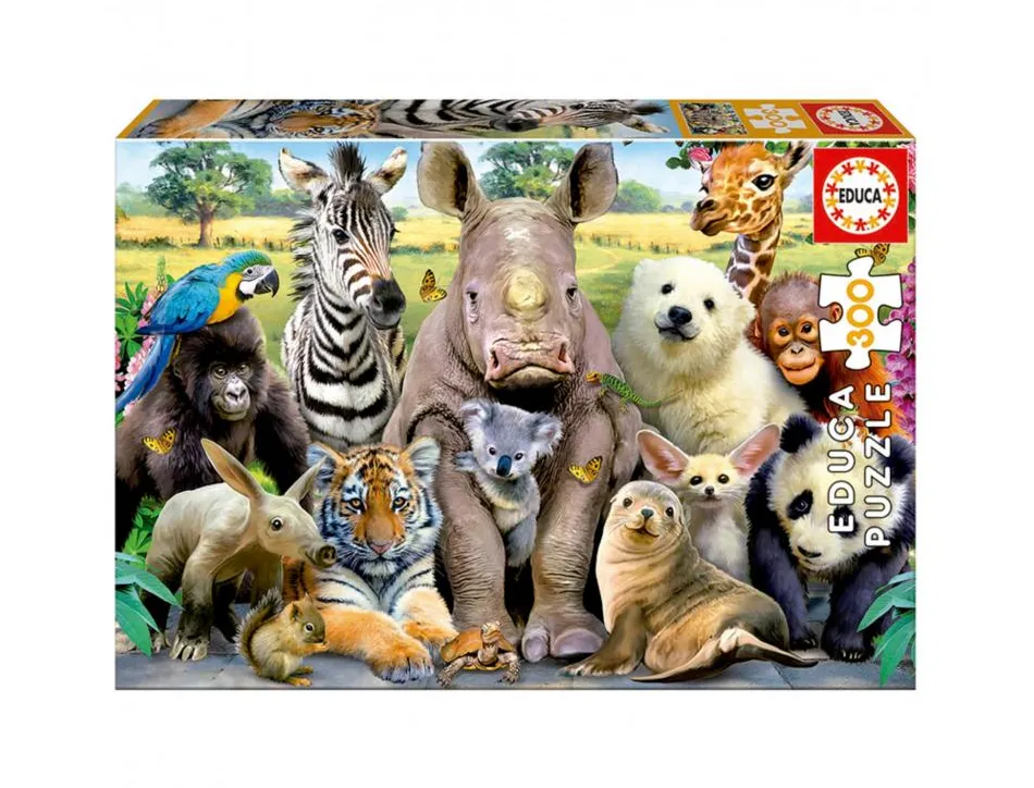 Puzzles carton 300 pieces educa la photo de classe 300 pieces