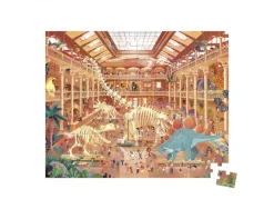 Puzzles carton 100 pieces janod musee d histoire naturelle 100 pieces et 1 poster modele