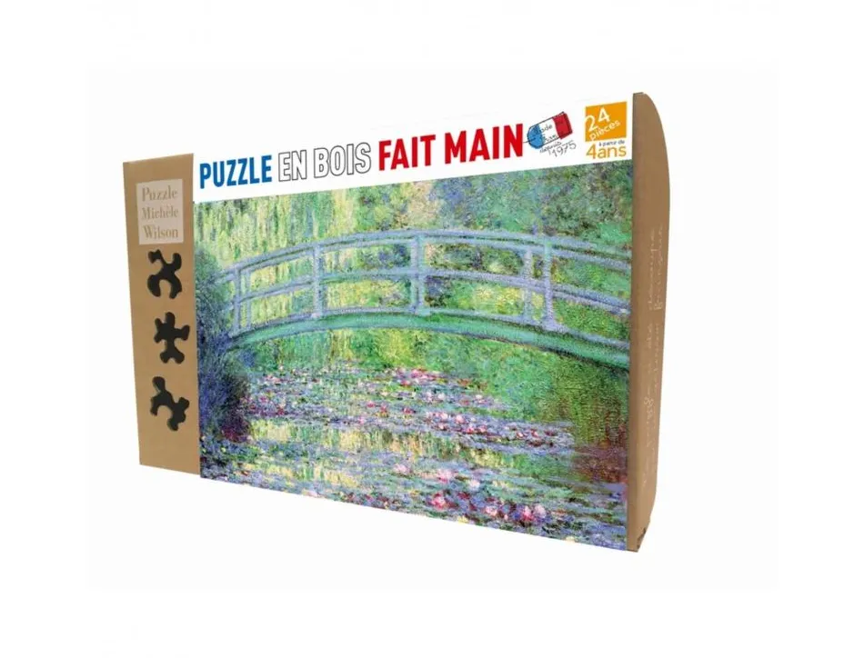 Puzzles d art michele wilson monet le pont japonais 24 pieces